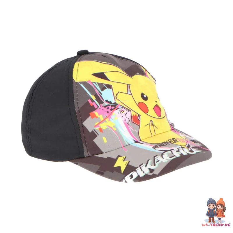 Pokemon Pikachu Jungen Kinder Basecap - WS-Trend.de Baseball Kappe Mütze Gr. 54 56
