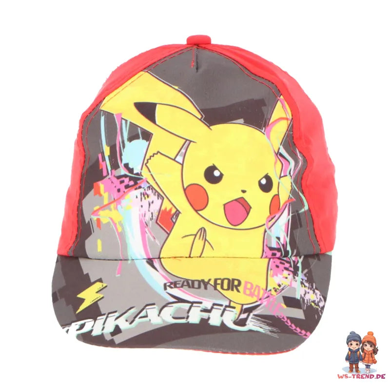 Pokemon Pikachu Jungen Kinder Basecap - WS-Trend.de Baseball Kappe Mütze Gr. 54 56