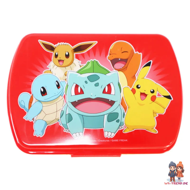 Pokemon Pikachu Kinder 2 teiliges Set Brotdose Trinkflasche 350 ml - WS-Trend.de