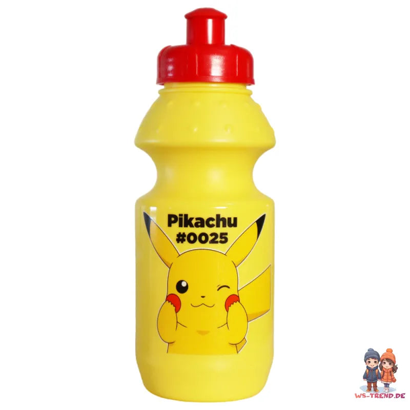 Pokemon Pikachu Kinder 2 teiliges Set Brotdose Trinkflasche 350 ml - WS-Trend.de