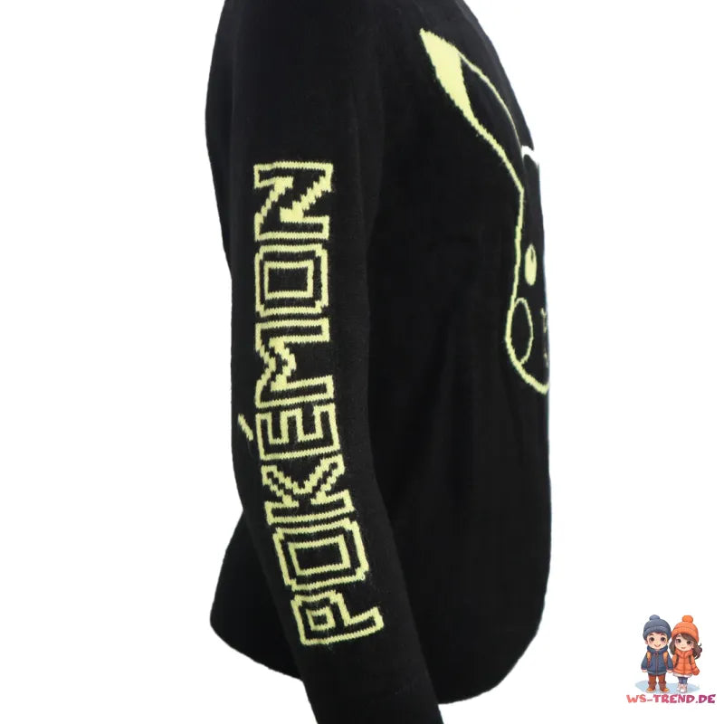 Pokemon Pikachu Kinder Jungen langarm Pulli Pullover Sweater - WS-Trend.de 116-152 Schwarz