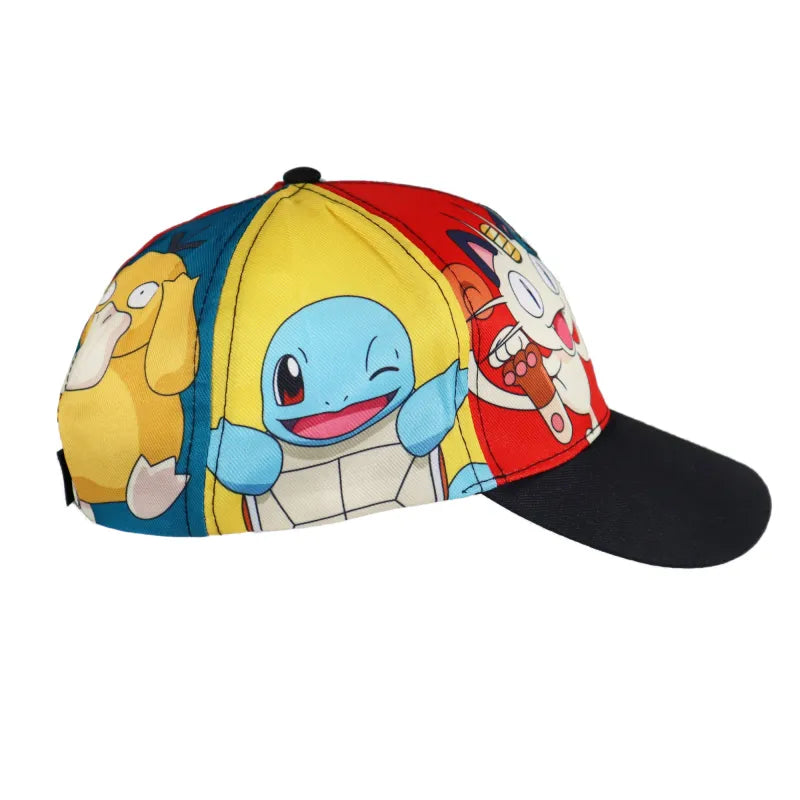 Pokemon Mauzi Pikachu Basecap Baseball Kappe Mütze allover Print - WS-Trend.de Kinder 54-56