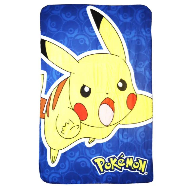 Pokemon Pikachu Kinder Fleecedecke leichte Kuscheldecke 100x150 cm - WS-Trend.de Polar Fleece