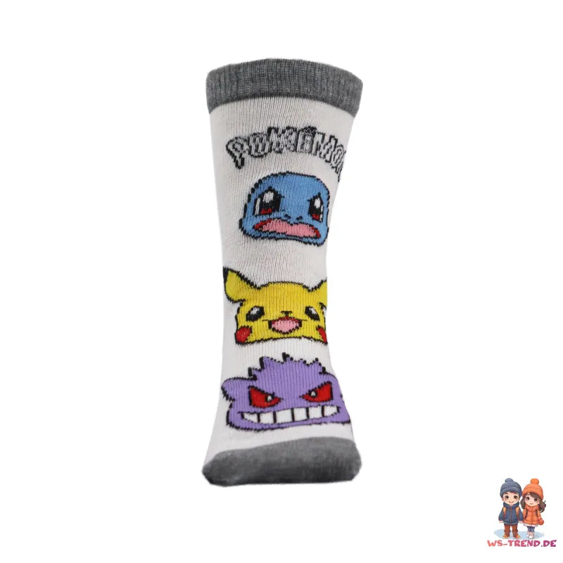 Pokemon Pikachu Socken 3-er Pack - WS-Trend.de and Friends Sneaker Jungen 3er Gr. 23 bis 38
