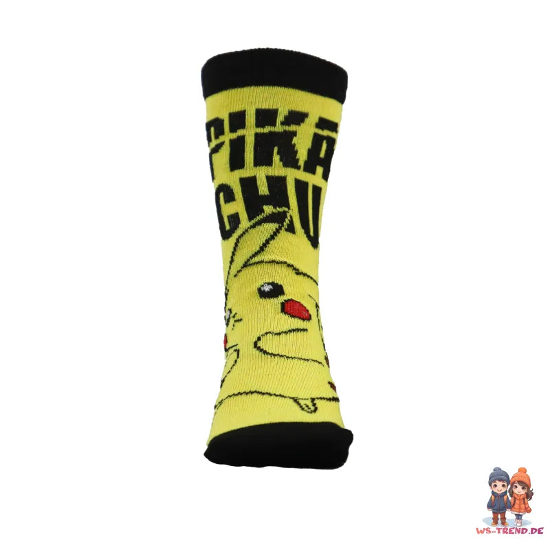 Pokemon Pikachu Socken 3-er Pack - WS-Trend.de and Friends Sneaker Jungen 3er Gr. 23 bis 38