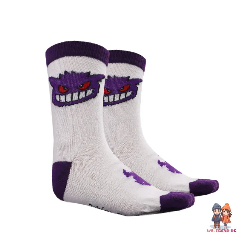 Pokemon Pikachu Socken 3-er Pack - WS-Trend.de Glumanda Gengar Jungen 3er Gr. 23 bis 38