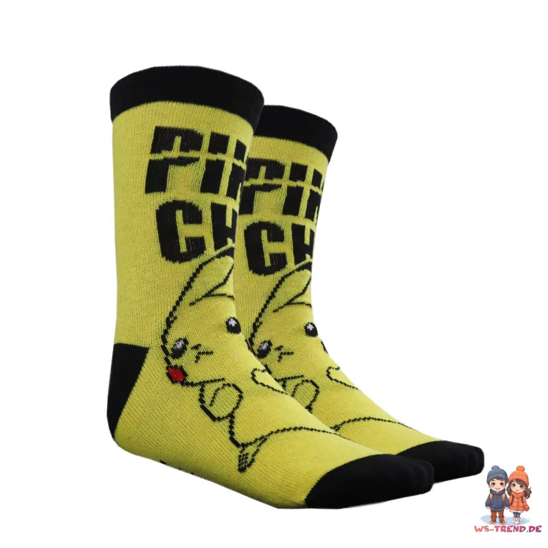 Pokemon Pikachu Socken 3-er Pack - WS-Trend.de and Friends Sneaker Jungen 3er Gr. 23 bis 38