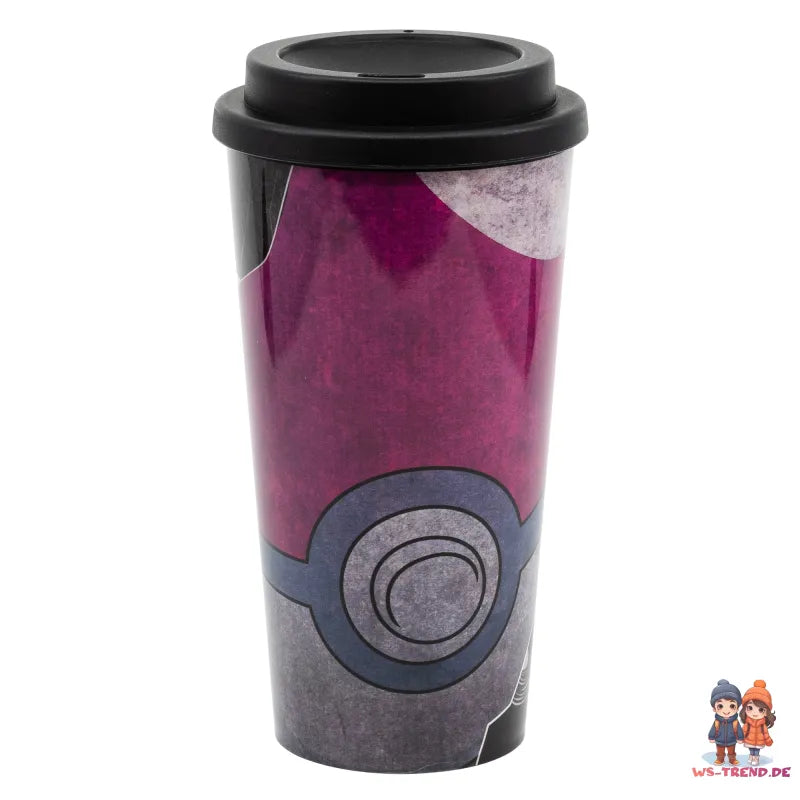 Pokemon Thermobecher Becher 390 ml WS Trend.de Trainer Kaffeebecher Doppelwandig Isoliert