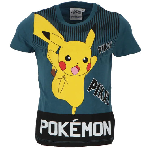Pokemon Pikachu and Friends Jungen T Shirt Kurzarm WS Trend.de Gr. 104 152 Baumwolle