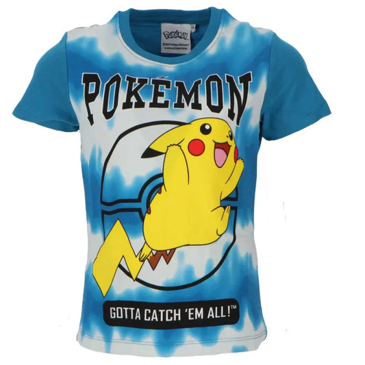 Pokemon Pikachu and Friends Jungen T-Shirt Kurzarm Shirt - WS-Trend.de Gr. 104 - 152 Baumwolle