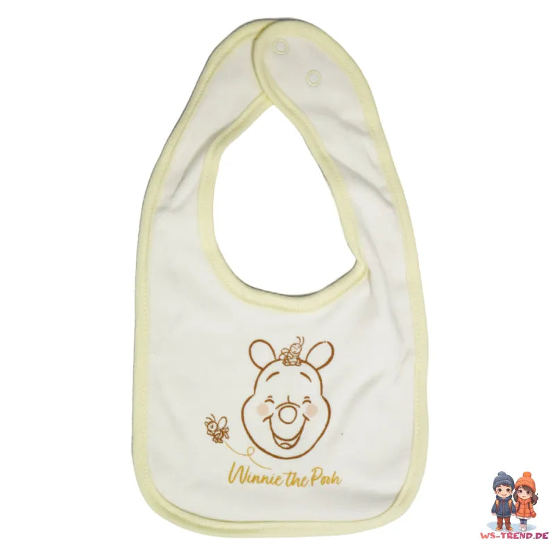 Disney Winnie der Pooh Baby 4 tlg Set Body Hose Lätzchen Mütze - WS-Trend.de
