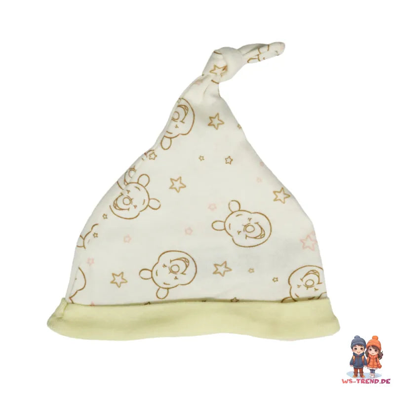 Disney Winnie der Pooh Baby 4 tlg Set Body Hose Lätzchen Mütze - WS-Trend.de