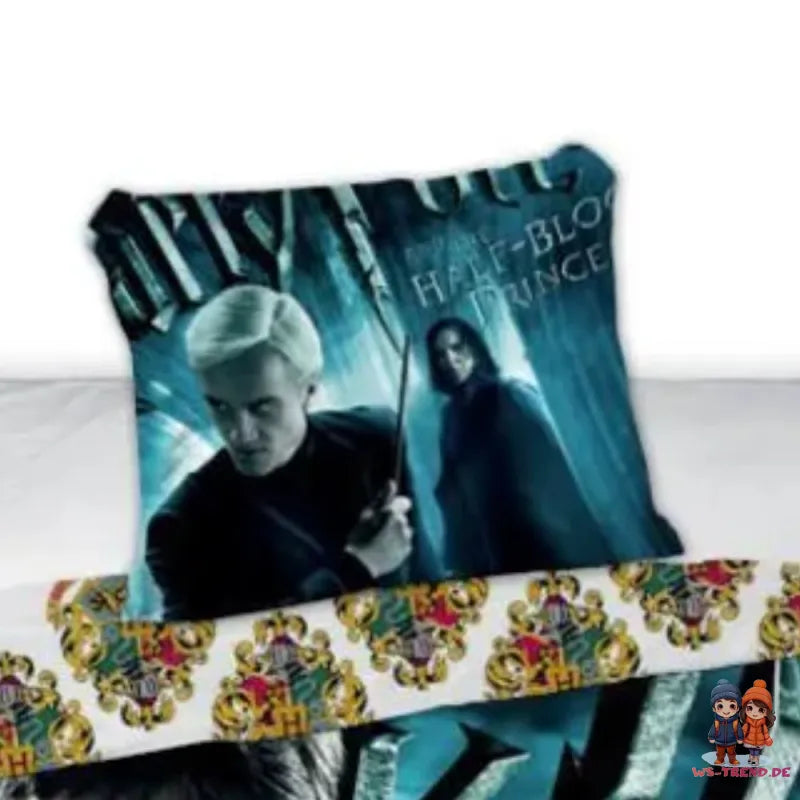 Harry Potter Film Bettwäsche 2tlg Set 135x200 80x80 cm 100% Baumwolle - WS-Trend.de