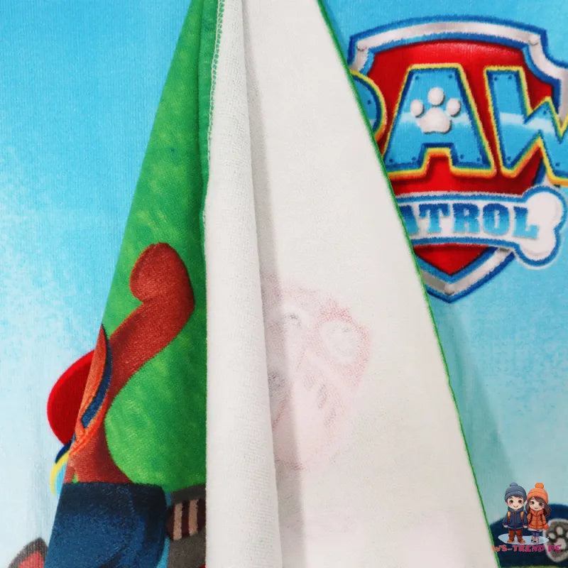 Paw Patrol Chase Ryder Jungen Mikrofaser Strandtuch Badetuch 70x140 cm - WS-Trend.de
