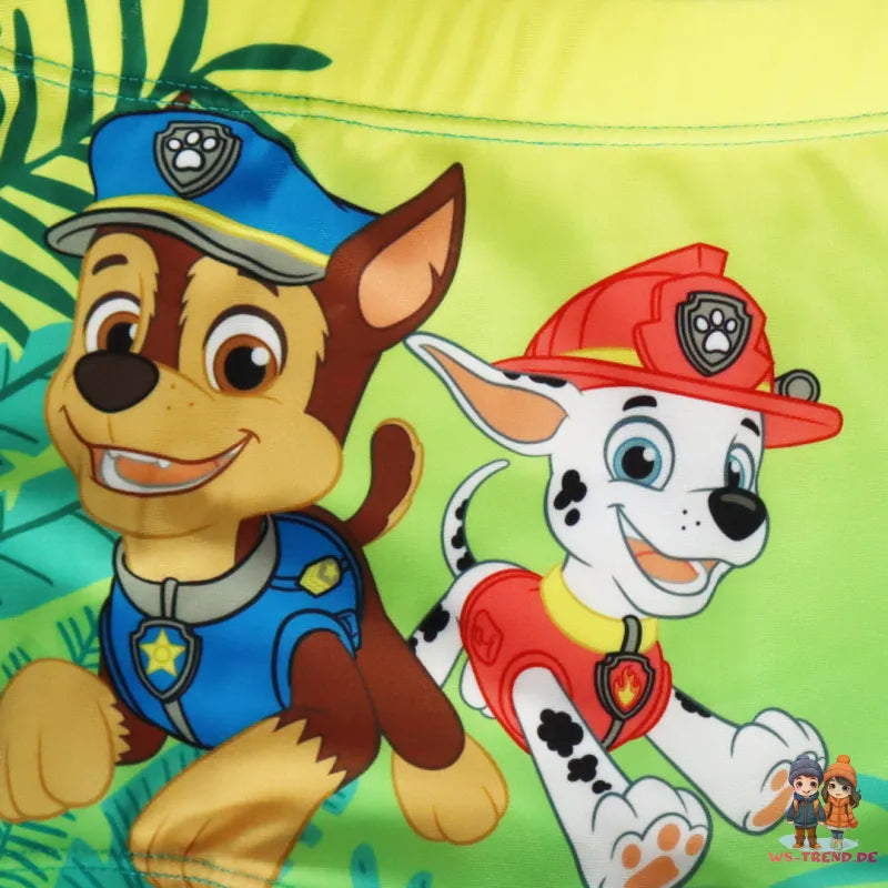 Paw Patrol Chase Marshall Kinder Badehose Badeshorts - WS-Trend.de Shorts Bademode Gr. 98 - 128 Marshal