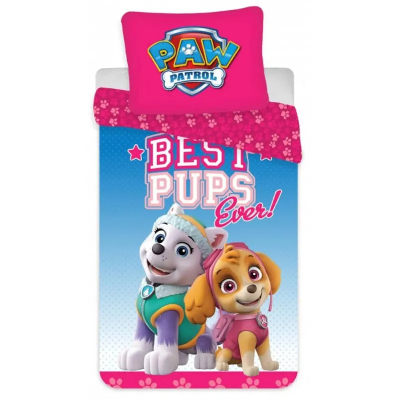 Paw Patrol Skye 2tlg Kinder Bettwäsche Set 135x200 80x80 cm 100% Baumwolle - WS-Trend.de