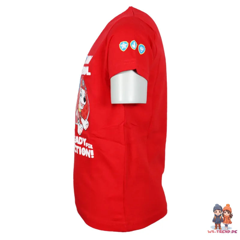 Paw Patrol Chase Rubble Marshall Kinder Jungen T-Shirt - WS-Trend.de kurzarm 98 -128 Baumwolle