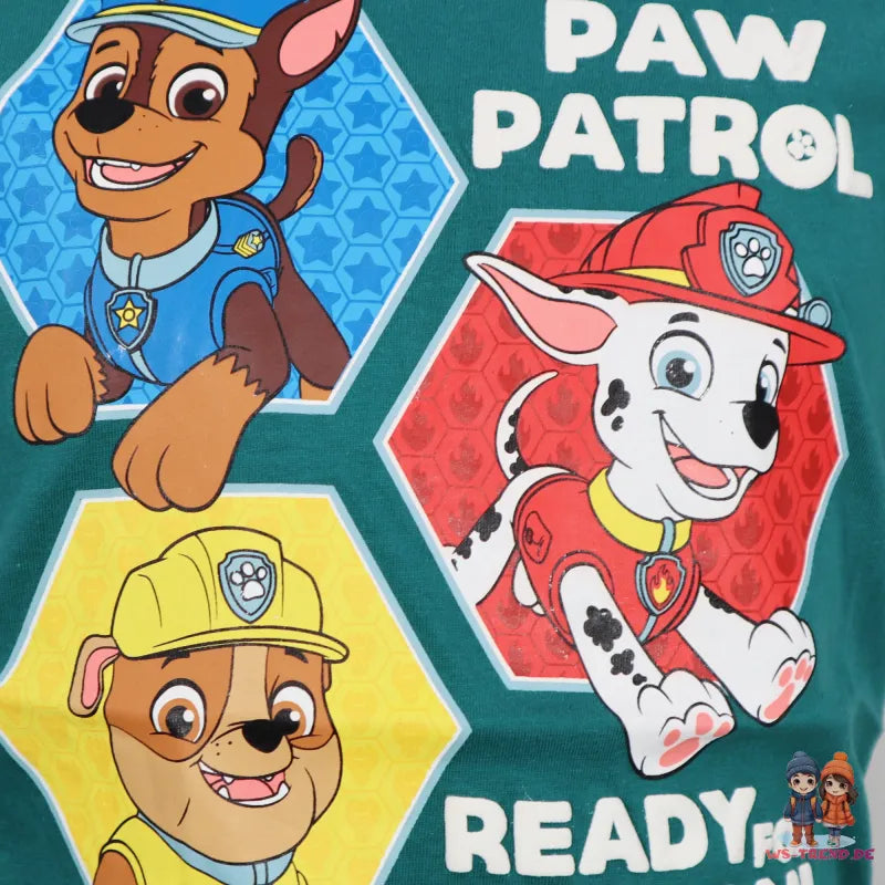 Paw Patrol Chase Rubble Marshall Kinder Jungen T-Shirt - WS-Trend.de kurzarm 98 -128 Baumwolle