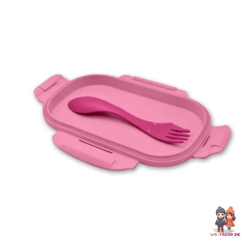 Feen Prinzessin 2tlg. Kinder Lunch Set Brotdose plus Göffel Gabel Löffel - WS-Trend.de