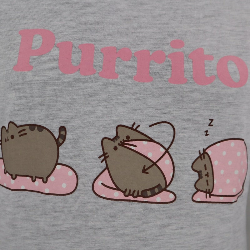 Pusheen the Cat Mädchen langarm Schlafanzug Pyjama - WS-Trend.de 134 bis 164