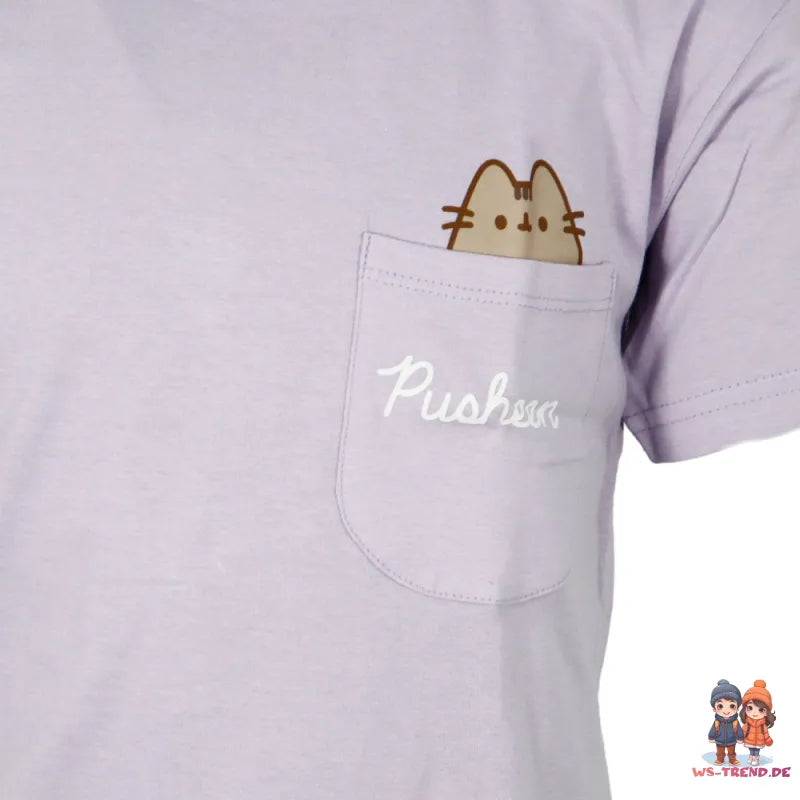 Pusheen The Cat die Katze Mädchen kurzarm T-Shirt Shirt - WS-Trend.de 134-152