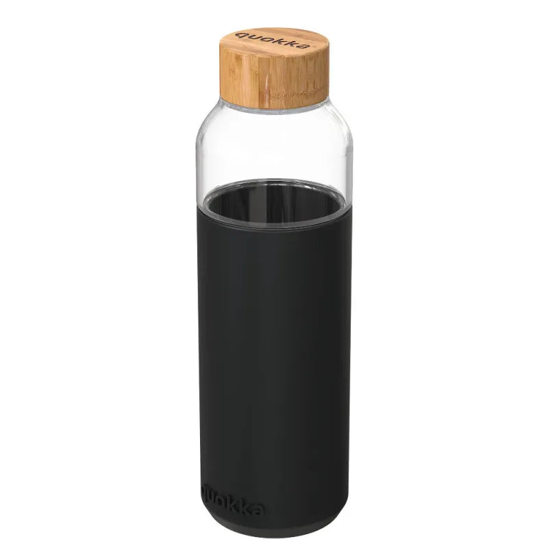 QUOKKA Flow Glasflasche Wasserflasche Trinkflasche antirutsch Cover 660 ml - WS-Trend.de