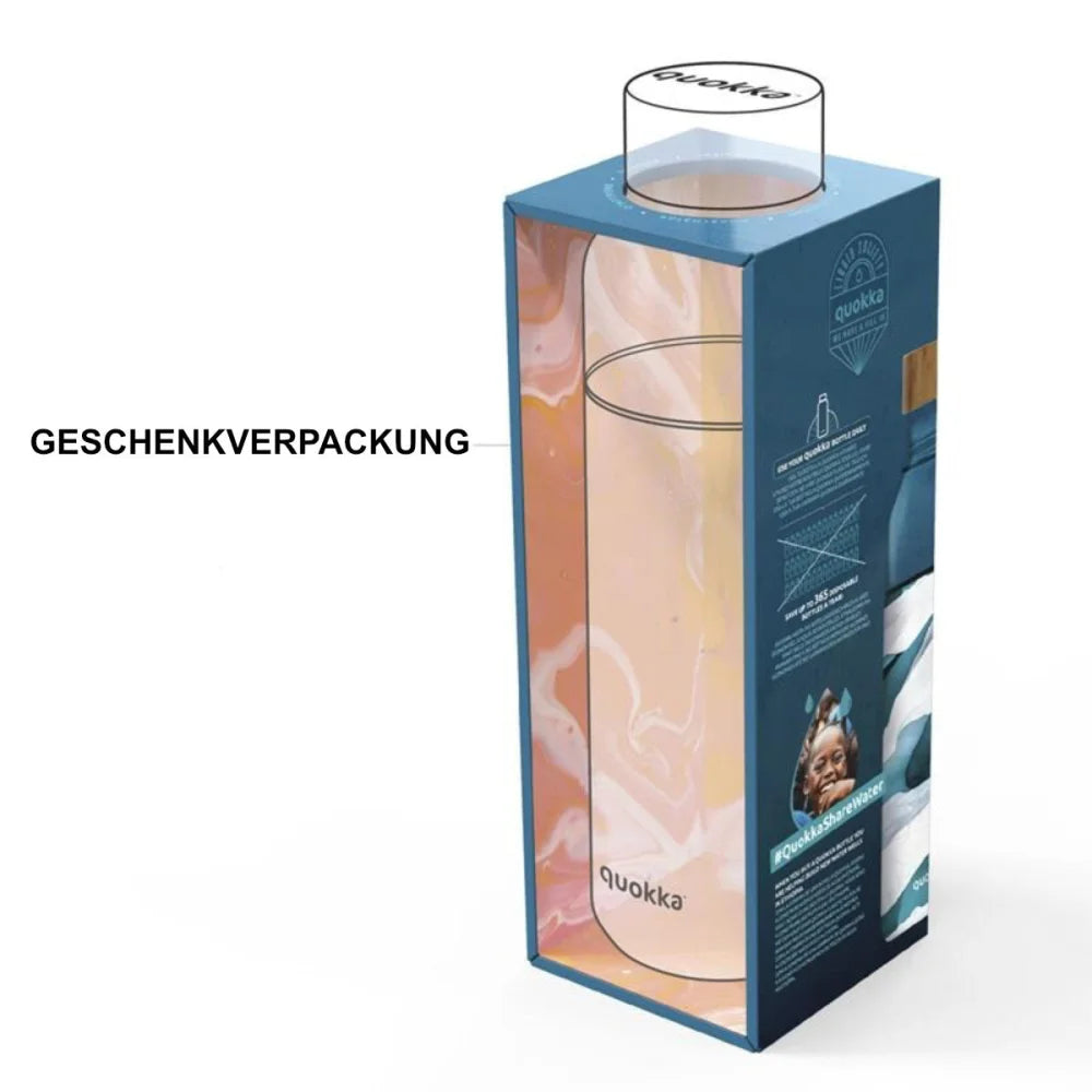 Quokka SOLID Jungle Flora Edelstahl Flasche Trinkflasche 510 ml - WS-Trend.de