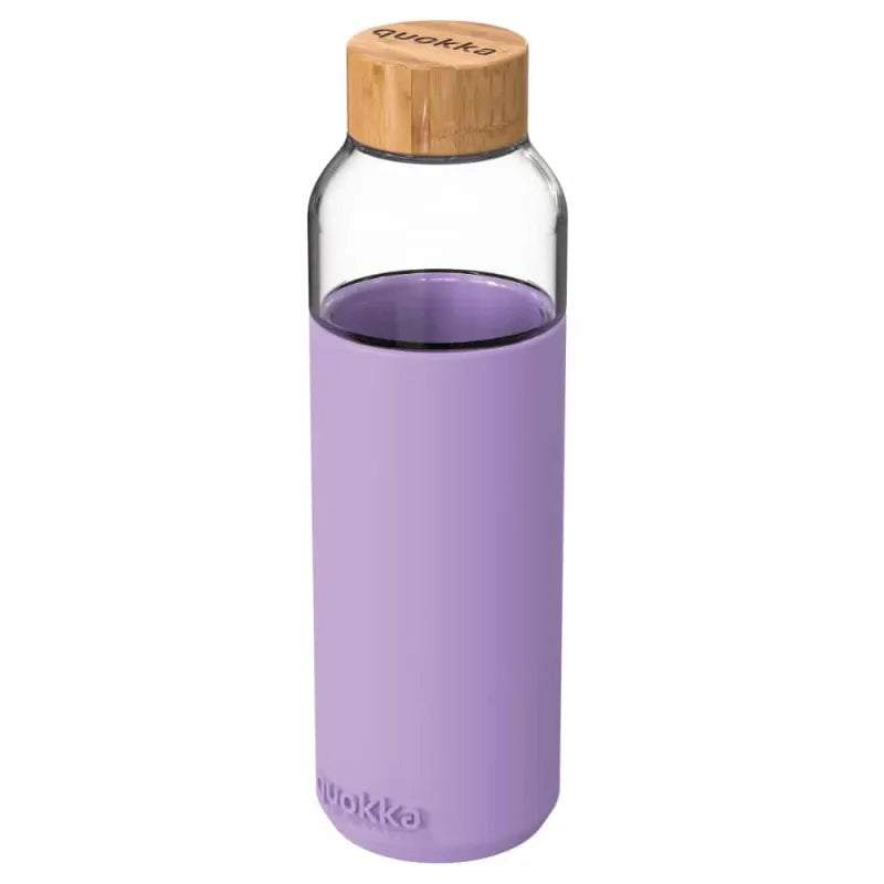 QUOKKA Flow Glasflasche Wasserflasche Trinkflasche antirutsch Cover 660 ml - WS-Trend.de