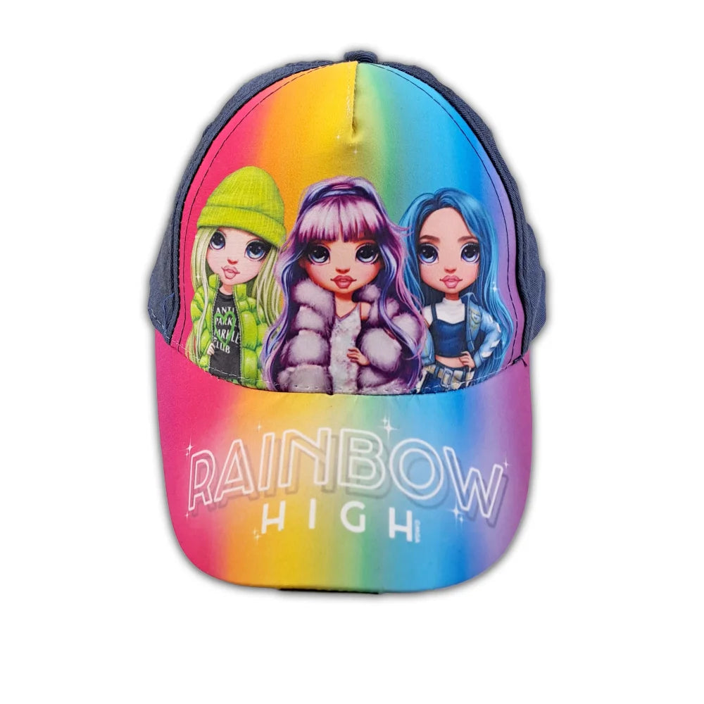 Rainbow High Girls - Kinder Mädchen Basecap - WS-Trend.de - Baseball Kappe Mütze 52 54