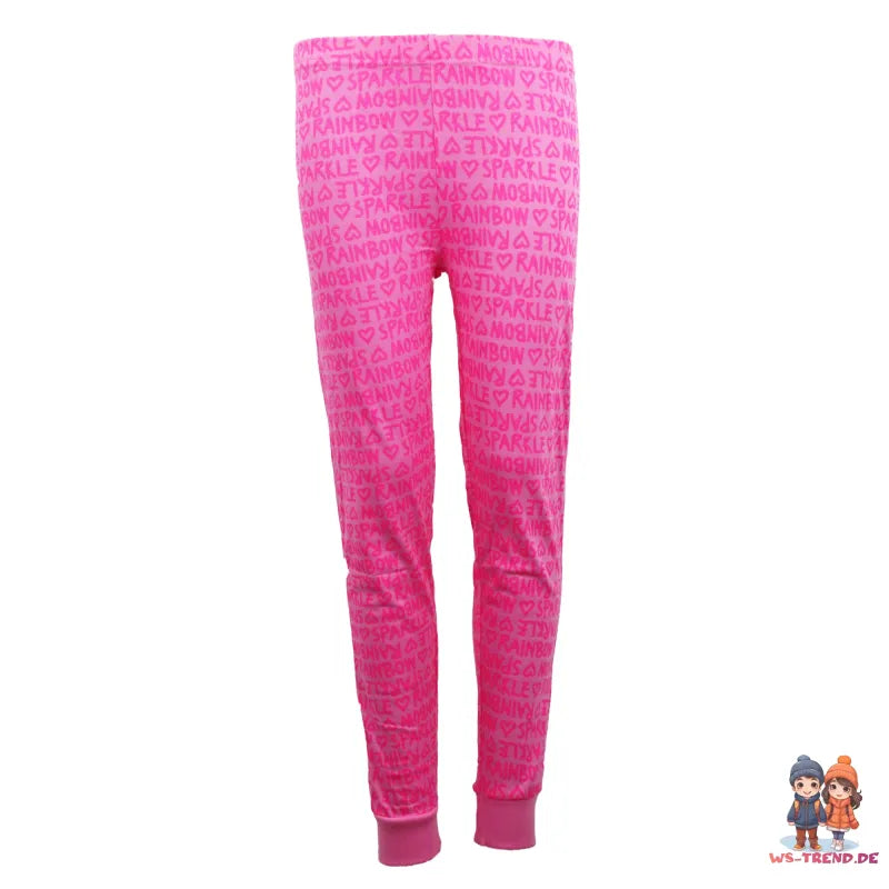 Rainbow High Mädchen Kinder langarm Schlafanzug Pyjama - WS-Trend.de 98-128 Baumwolle