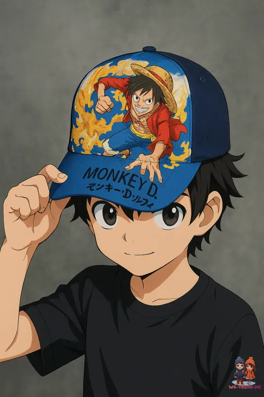 One Piece Luffy and Crew Jungen Basecap Baseball Kappe Mütze - WS-Trend.de Luffe Gr. 54 - 56