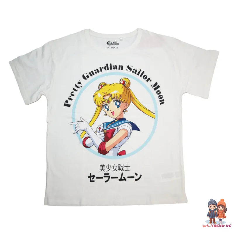 Sailor Moon Anime Damen kurzarm Pyjama Schlafanzug Schlafshirt Shorts - WS-Trend.de Gr. XS-XL