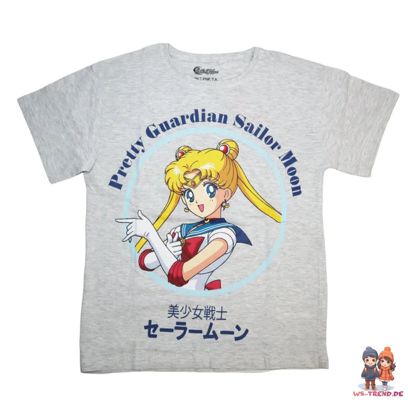 Sailor Moon Anime Damen kurzarm Pyjama Schlafanzug Schlafshirt Shorts - WS-Trend.de Gr. XS-XL