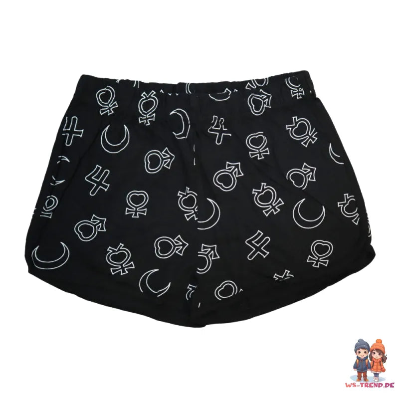 Sailor Moon Anime Damen kurzarm Pyjama Schlafanzug Schlafshirt Shorts - WS-Trend.de Gr. XS-XL