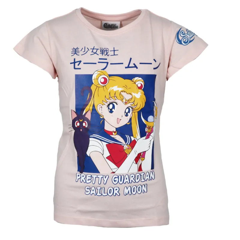 Anime Sailor Moon Mädchen kurzarm T-Shirt - WS-Trend.de Gr. 134-164 Shirt 100% Baumwolle