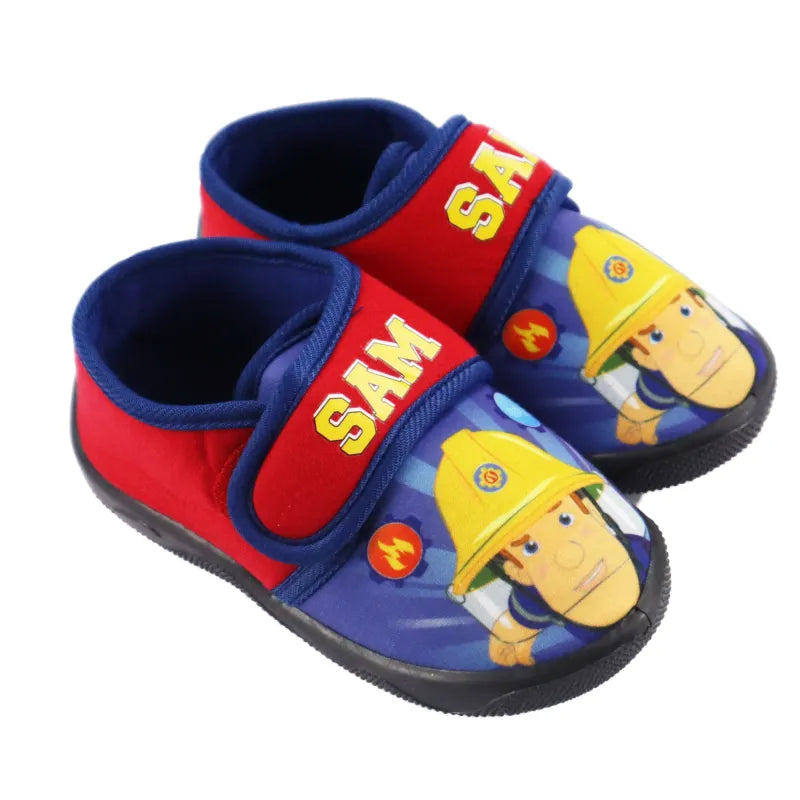 Feuerwehrmann Sam Kinder Kita Hausschuhe Slipper Schlüpfschuhe Pantoffeln - WS-Trend.de 25-28