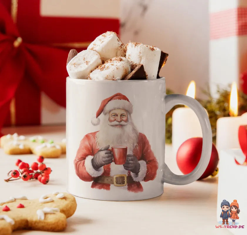 Weihnachtsmann Santa Claus Kaffeetasse Teetasse Geschenkidee - WS-Trend.de Coffee Tasse 330 ml