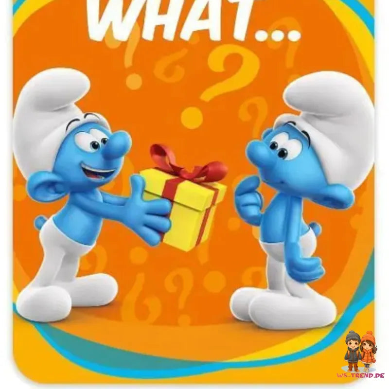 Die Schlümpfe Baby Bettwäsche 2tlg Set 100x135 40x60 cm 100% Baumwolle - WS-Trend.de