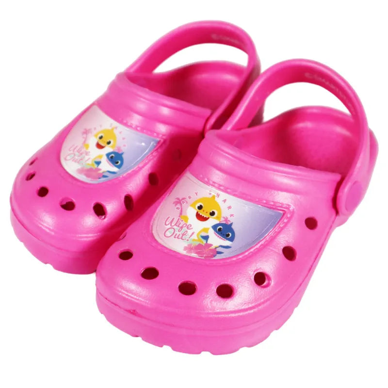 Baby Shark Haie Mädchen Kinder Clogs Badeschuhe WS Trend.de Latschen Hausschuhe Gr. 24 bis 31