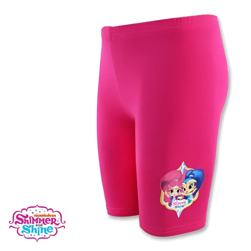 Shimmer and Shine Kurze Leggings - Blau Grau Pink 98 bis 128 - WS-Trend.de Kinder kurze Mädchen