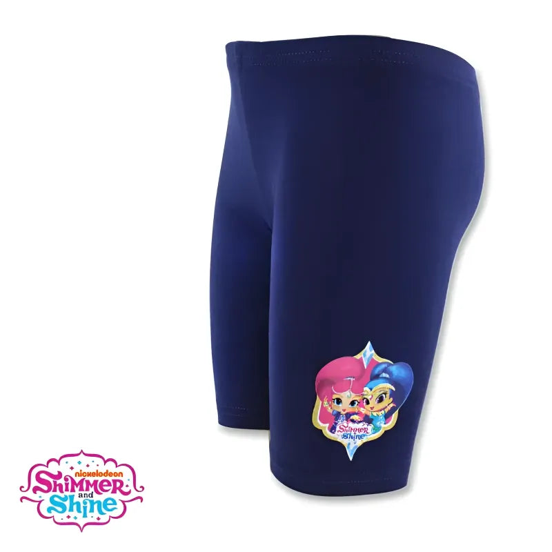 Shimmer and Shine Kurze Leggings - Blau Grau Pink 98 bis 128 - WS-Trend.de Kinder kurze Mädchen