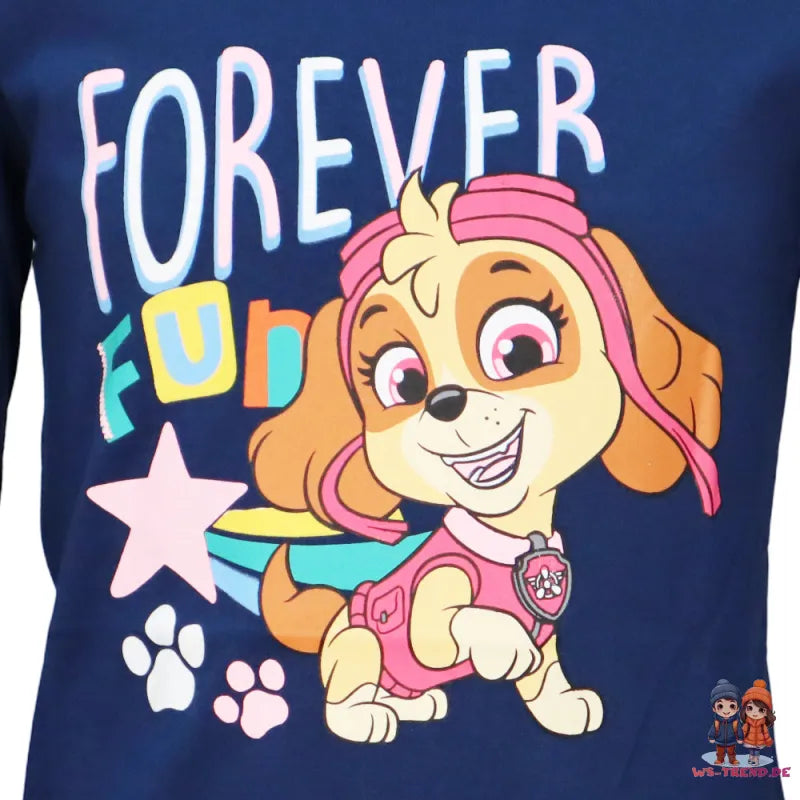 Paw Patrol Skye Kinder Mädchen Langarmshirt Shirt - WS-Trend.de Gr. 98 - 128 Baumwolle