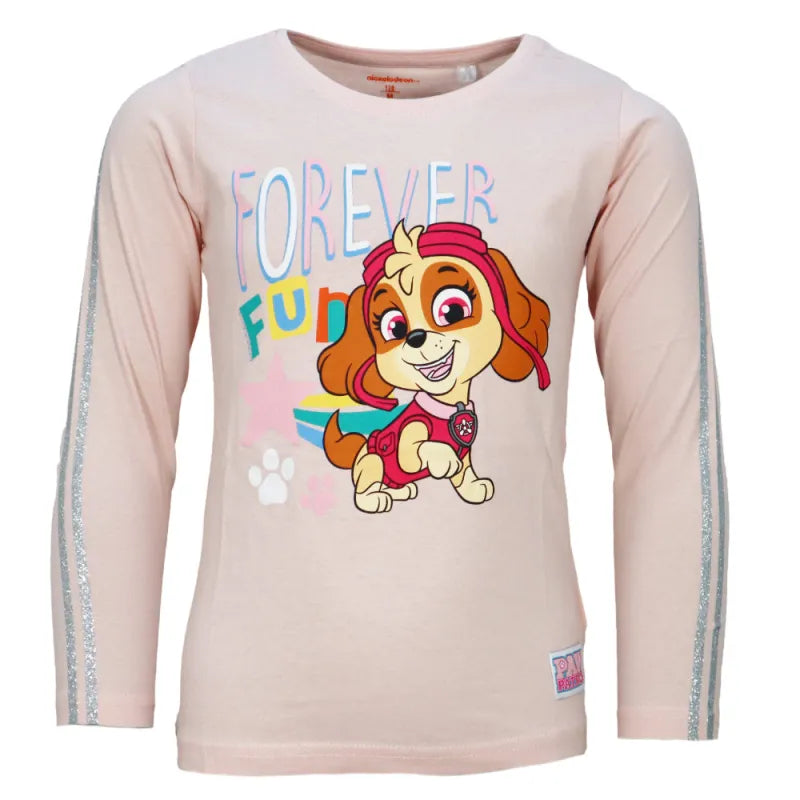 Paw Patrol Skye Kinder Mädchen Langarmshirt Shirt - WS-Trend.de Gr. 98 - 128 Baumwolle