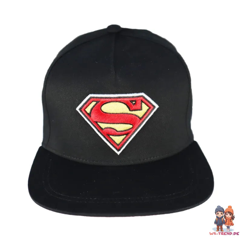DC Comics Superman Kinder Baseball Kappe Snapback Cap - WS-Trend.de Snap Basecap Mütze Gr. 56-58
