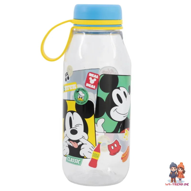 Disney Mickey Maus Kinder Wasserflasche Trinkflasche Flasche 460 ml - WS-Trend.de