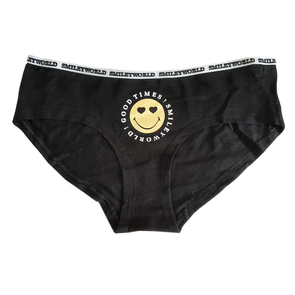 Smiley Emoji Damen Slips Unterhose - S bis XL - WS-Trend.de - Gr.