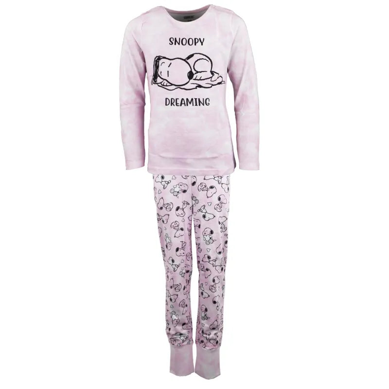 Snoopy Mädchen langarm Schlafanzug Pyjama - WS-Trend.de Dreams 134-164 Baumwolle