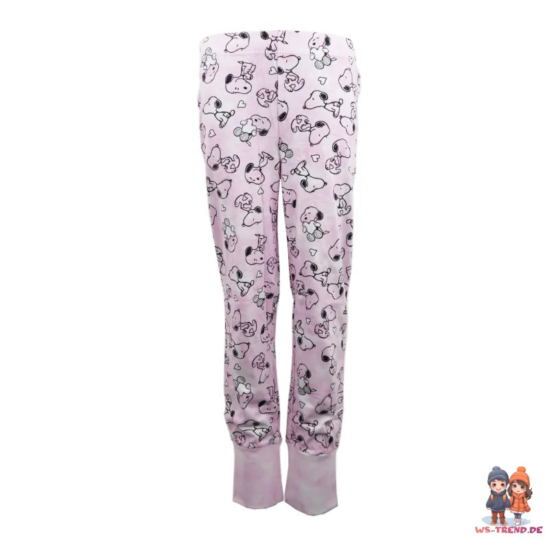 Snoopy Mädchen langarm Schlafanzug Pyjama - WS-Trend.de Dreams 134-164 Baumwolle