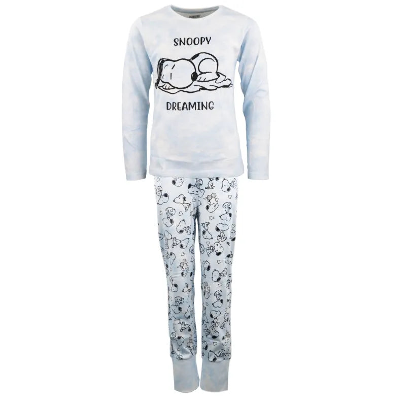Snoopy Mädchen langarm Schlafanzug Pyjama - WS-Trend.de Dreams 134-164 Baumwolle