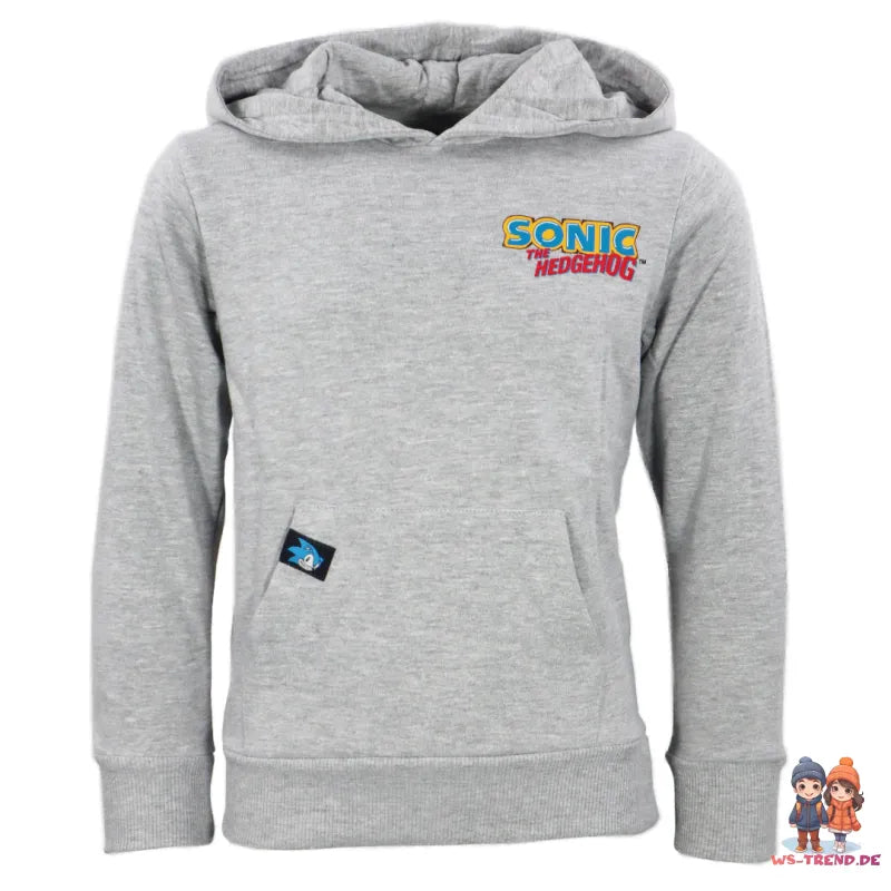 Sonic the Hedgehog Kinder Jungen Hoodie Kapuzenpullover - WS-Trend.de Pulli Gr. 104-152